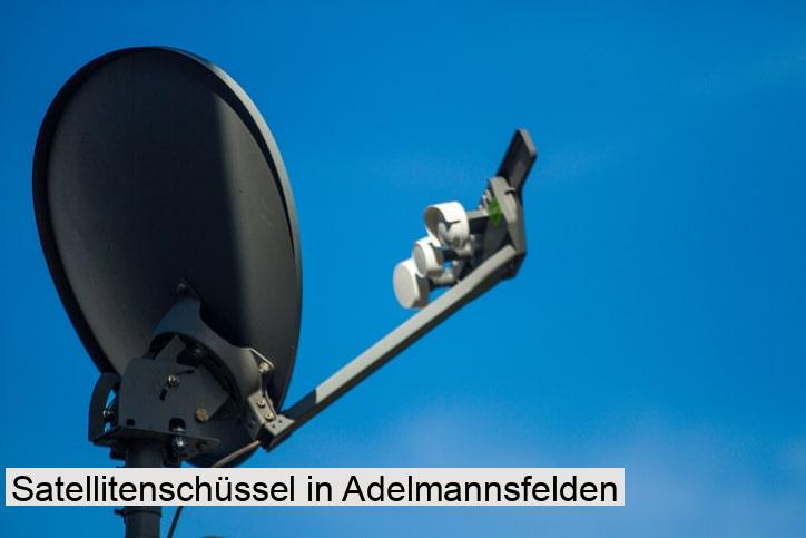 Satellitenschüssel in Adelmannsfelden